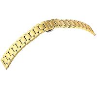 Excellanc cinturino per orologio bracciale orologio in acciaio inox 20 mm larghezza con fibbia deployante oro lunghezza 18 cm uomo donna unisex
