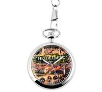 Excellanc Heidelberg - Orologio Taschino, Orologi da Tasca Analogici al Quarzo, in Metallo, Colore: BiancoArgento