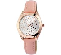 EXCELLANC Orologi da Donna Ragazza, Orologio da Polso Argento Rosa Oro Rosa Analogico Strass Quarzo Metallo in Pelle