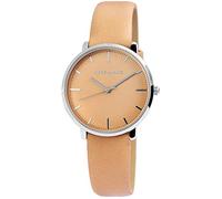 EXCELLANC Orologi da Donna Ragazza, Orologio da Polso Marrone Argento Analogico Metallo Pelle Quarzo