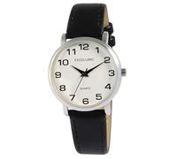 Excellanc Orologio da donna con cinturino in similpelle, colore: nero/argento