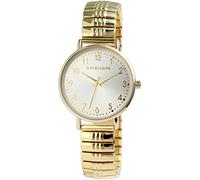 Excellanc Orologio da donna in acciaio inox cinturino analogico al quarzo 1700061, Colore: oro., Bracciale