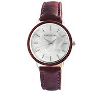 Excellanc Orologio da donna in legno bianco marrone madreperla analogico metallo finta pelle orologio da polso al quarzo