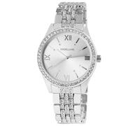 Excellanc Orologio da donna in metallo argentato, lunghezza 20 cm, design classico per ogni donna