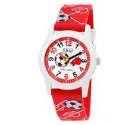 Excellanc Orologio da polso per bambini e bambine, analogico, impermeabile, per bambini a partire dai 3 anni in su (trattore, dinosauro, ecc), Colore: rosso