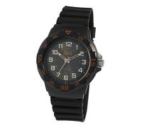 Excellanc Orologio per bambini con cinturino in silicone, 10 bar, nero/nero2