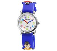 Excellanc Orologio per bambini, in silicone, per ragazzi, ragazze, artigiani, analogico, 4500030, Blu scuro, cinghia