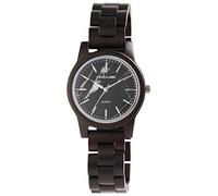 Excellanc Orologio unisex in legno, con chiusura a fibbia, analogico, al quarzo, 2810008, legno nero.