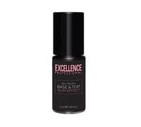 Excellence Professional, Gel Polish Base&Top Gum Effect 3 in 1, Ricostruisce, Colora e Lucida le Unghie, Manicure Completa, 5 ml
