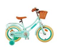 Excellent 14 Pollici Bicicletta Bambini Verde 3-4,5 Anni Rotelle Freni
