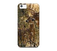 Excellent Design 2 Deers In A Forest Phone Case For Iphone 5c Premium PC Case