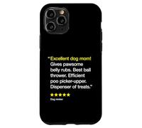 Excellent Dog Mom 5 Stars - Simpatico amante dei cani Custodia per iPhone 11 Pro