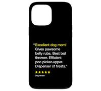 Excellent Dog Mom 5 Stars - Simpatico amante dei cani Custodia per iPhone 13 Pro Max