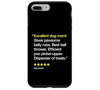 Excellent Dog Mom 5 Stars - Simpatico amante dei cani Custodia per iPhone 7 Plus/8 Plus
