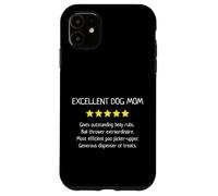 Excellent Dog Mom 5 stelle - Bella e carina amante dei cani Custodia per iPhone 11