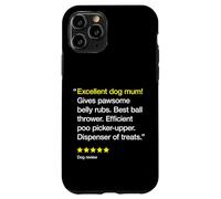 Excellent Dog Mum 5 Stars - Simpatico amante dei cani divertente Custodia per iPhone 11 Pro