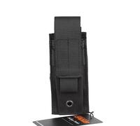 EXCELLENT ELITE SPANKER Astuccio per Pistola Singolo/Doppio Molle Astuccio per Caricatori Tattici Supporto per Organizzatore Di Utensili(Singolo-Nero)