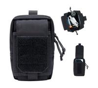 EXCELLENT ELITE SPANKER Marsupio Tattico EDC Sacchetti di Utilità Molle Custodia per Telefono Marsupio Porta Attrezzi per Accessori Molle (Nero)