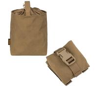 EXCELLENT ELITE SPANKER Molle Dump Pouch Pieghevole Tasca con Scomparto Dump Pouch Tasche tattiche Esterne per la Raccolta dei rifiuti(Marrone)