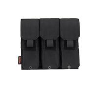 EXCELLENT ELITE SPANKER Molle Tattico Singolo/Doppio/Triplo Mag Pouch per M4 M14 M16 AR15 AR10 G36 Magazine Pouch (Triplo-Nero)