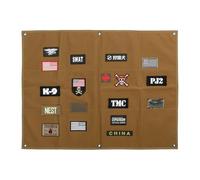EXCELLENT ELITE SPANKER Patch tattiche pannello di visualizzazione pieghevole militare Patch Holder Panel (marrone coyote, L)