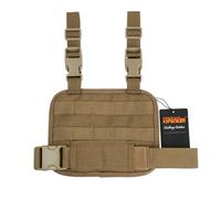 EXCELLENT ELITE SPANKER Piattaforma Tattica A Gamba Tesa Pannello MOLLE Regolabile per Fondina per Pistola(marrone)