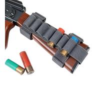 EXCELLENT ELITE SPANKER Porta Bossoli per Fucile Tattico Porta Bossoli Tattico in Nylon Calibro 12 per Fucile Da Caccia(grey)