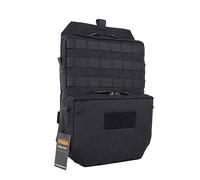 EXCELLENT ELITE SPANKER Zaino tattico Militare Zaino di Sopravvivenza Zaino Grande Idratazione Molle Gilet Accessori Pacchetto Pacchetto di rifornimento tattico (Nero)