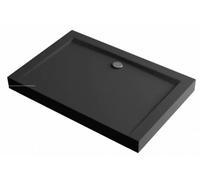 Excellent Forma piatto doccia rettangolare 110x80 cm nero BREX.1403.110.080.BLN