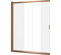 Excellent Liner parete vasca 110 cm 2 ante rame spazzolata/vetro trasparente KAEX.2960.1100.LP