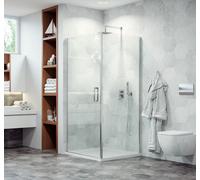 Excellent Mazo parete doccia 90 cm cromo lucida/vetro trasparente KAEX.3006.1010.9000.LP