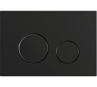 Excellent Nest placca di comando per WC nero INEX.NE220.150.BL