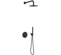 Excellent Pi set doccia da incasso con soffione nero AREX.SET.1245BL