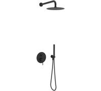 Excellent Pi set doccia da incasso con soffione nero AREX.SET.1247BL