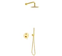 Excellent Pi set doccia da incasso con soffione oro AREX.SET.1247GL