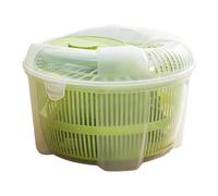 Excellent Salad Spinner, Vegetable Washer Bowl, Fruit Dryer Strainer, Manual Kitchen Drainer, for Washing Lettuce Greens Fruits Vegetables Dumpling Filling Onion Sink Prep Dressing 21x21x14cm