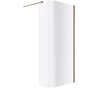 Excellent Vidoq parete doccia walk-in 93 cm rame spazzolata/vetro trasparente KAEX.1507.930.LP.CB