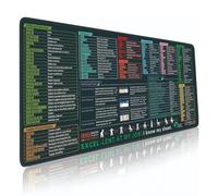 Excelpad Shortcut Mousepad, Excel Cheat Sheet Desk Pad, Excel Tips Desk Pad, Excel Mouse Pad, Excel Mouse Pad With Formulas, Excel Cheat Sheet, Computer Shortcut Desk Mat (90*40cm/35.4*15.7in,Type D)