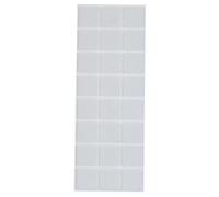 Excelsa 18 Feltrini Adesivi Quadrati, 28 x 28 mm, Tessuto, Marrone