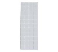 Excelsa 20 Feltrini Adesivi Quadrati, 20 mm, Tessuto, Marrone
