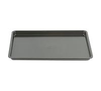 Excelsa Classic Baking Teglia Bassa per Pizza o Biscotti, Argento, Dimensioni: 37 x 26 cm