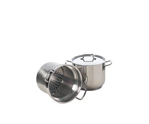 Excelsa 42183 Pastamica Plus Pastaiola 5 Litri, Acciaio Inox 18/10