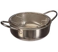 Excelsa 42499 Pentola per Friggere, Argento, Diametro 24 cm