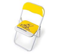 Excelsa 48923 Peanuts Sedia Pieghevole Woodstock, Metallo, Giallo