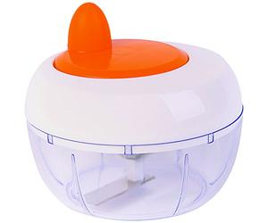 Excelsa Abili Mini Tritatutto, Polipropilene, Bianco/Arancio