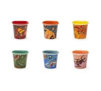 Excelsa set da 6 espressotassen Aboriginal porzellan 9 cl bunt