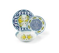 Excelsa Amalfi Servizio Piatti 18 Pezzi, Porcellana - NUOVO