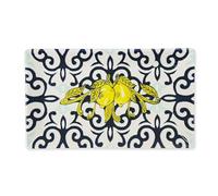 Excelsa Amalfi Set 6 piatti decorativi, 25x15 cm, ceramica