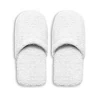 Excelsa Bagno Caldo Pantofole Da Uomo, Spugna, Bianco, 30x12x5 cm