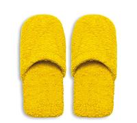 Excelsa Bagno Caldo Pantofole Da Uomo, Spugna, Giallo, 30x12x5 cm